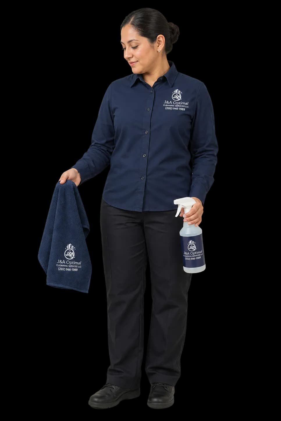 Profesional de limpieza de J&A Optimal Cleaning